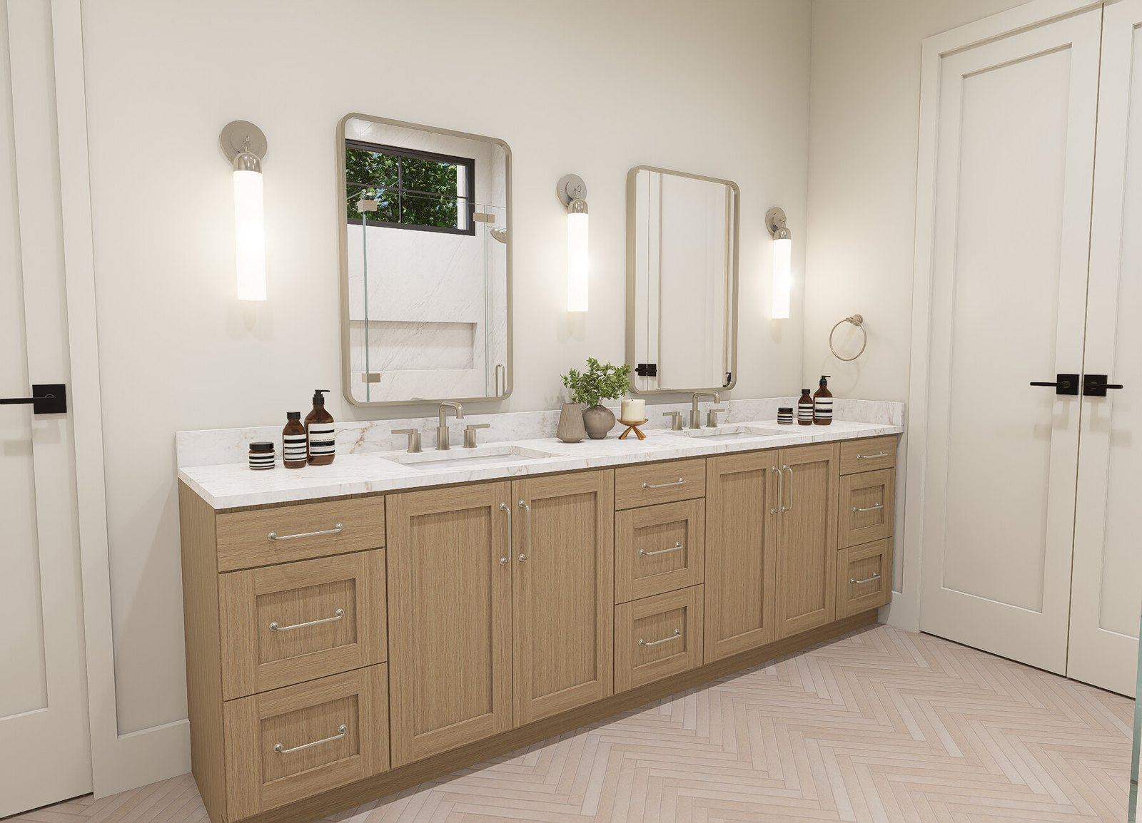 Primary Bath Vanity Rendering